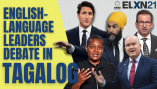 Watch the English language federal election leaders debate – in Tagalog