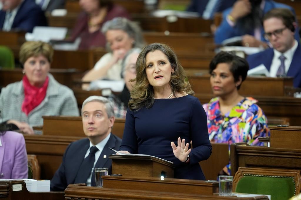 Budget 2024 sit down with Finance Minister Chrystia Freeland