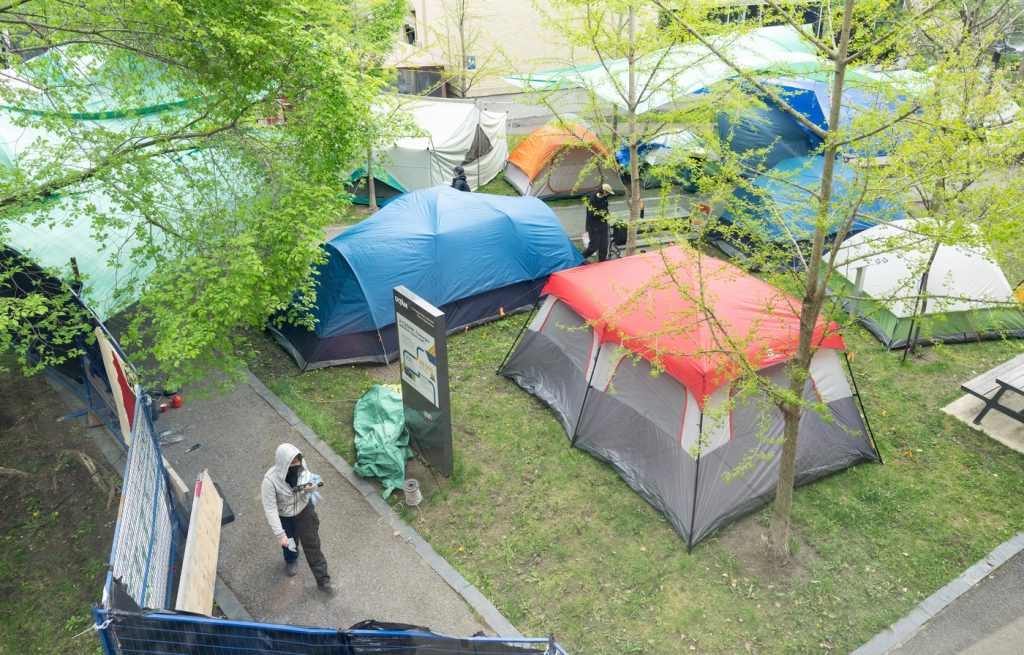 Judge grants partial injunction against pro-Palestinian encampment at Montreal’s UQAM